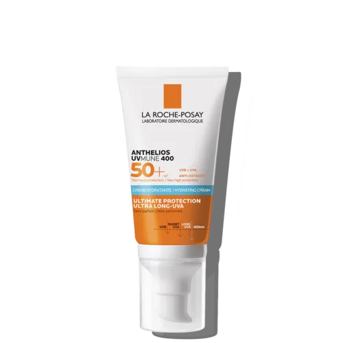 לה רוש פוזה אנתליוס קרם לחות מגן שמש La Roche-Posay Anthelios UVMUNE 400 Hydrating Cream SPF50+ 50ml