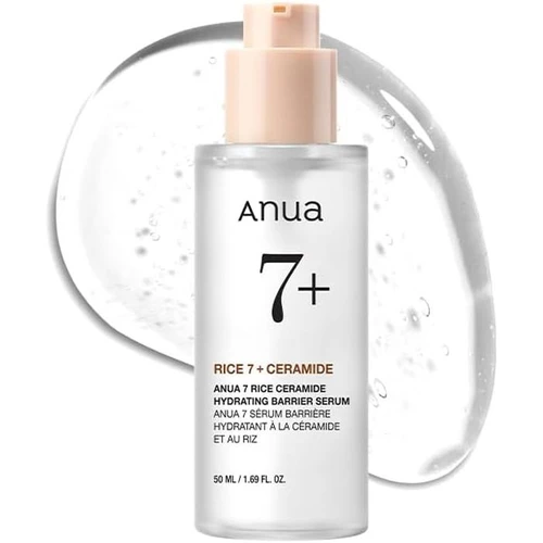 Anua Rice 7 Ceramide Hydrating Barrier Serum 50ml | אנואה סרום אורז 7 סרמיד לחיזוק מחסום העור 50 מ"ל