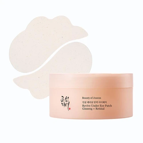 Beauty of Joseon Revive Under Eye Patch Ginseng + Retinal 60pcs | ביוטי אוף ג'וסון פאצ'ים לעיניים ג'ינסנג רטינל 60 יח'