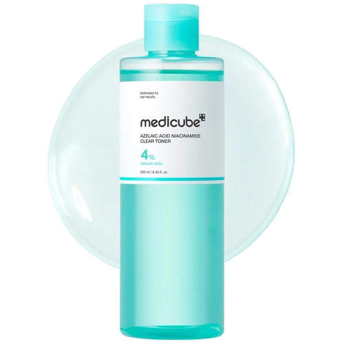 Medicube Azelaic Acid Niacinamide Clear Toner 4% 250ml | מדיקיוב טונר חומצה אזלאית ניאצינמיד 4% 250 מ"ל
