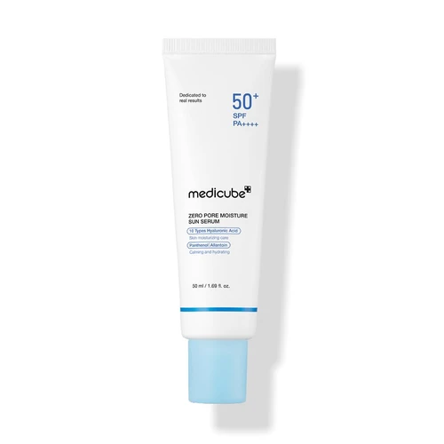 Medicube Zero Pore Moisture Sun Serum SPF50+ PA++++ 50ml | מדיקיוב סרום הגנה זירו פור SPF50+ 50 מ"ל