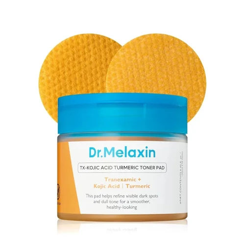 Dr.Melaxin TX-Kojic Acid Turmeric Toner Pads | ד"ר מלקסין פדים טונר חומצה קוג'ית וכורכום