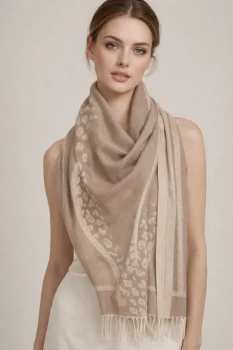 צעיף צמר רך ואופנתי