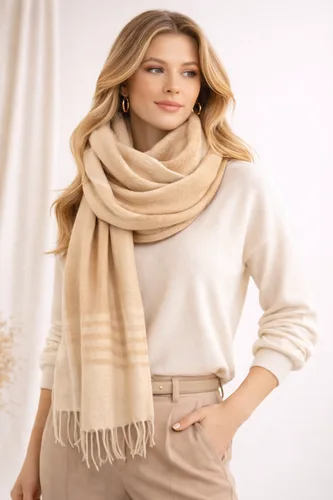 צעיף צמר רך ואופנתי