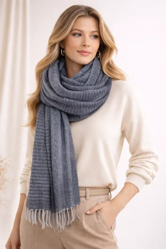 צעיף צמר רך ואופנתי