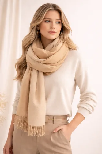 צעיף צמר רך ואופנתי