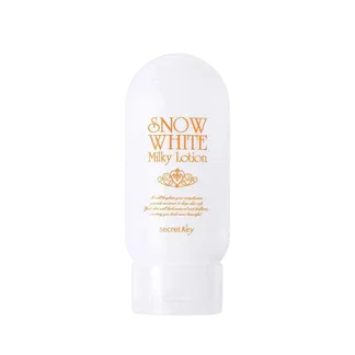 סיקרט קי סנואו ווייט מילקי לושן - Secret Key Snow White Milky Lotion (120g) - למראה עור בהיר, זוהר ורווי בלחות
 