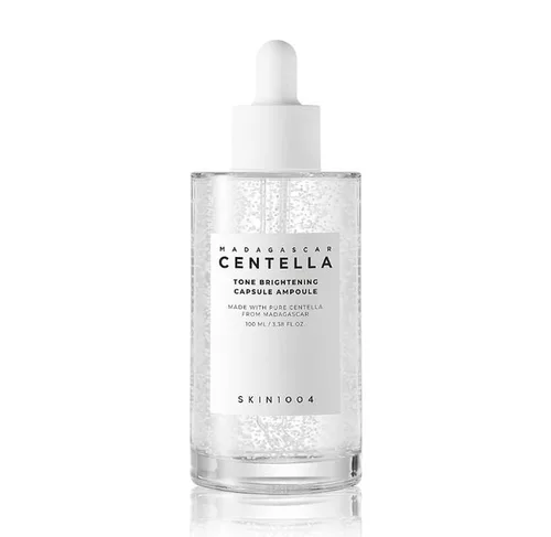 סקין 1004 אמפולת קפסולות להבהרה וזוהר - SKIN1004 Madagascar Centella Tone Brightening Capsule Ampoule (100ml) - לטיפול בפיגמנטציה ומראה עור קורן