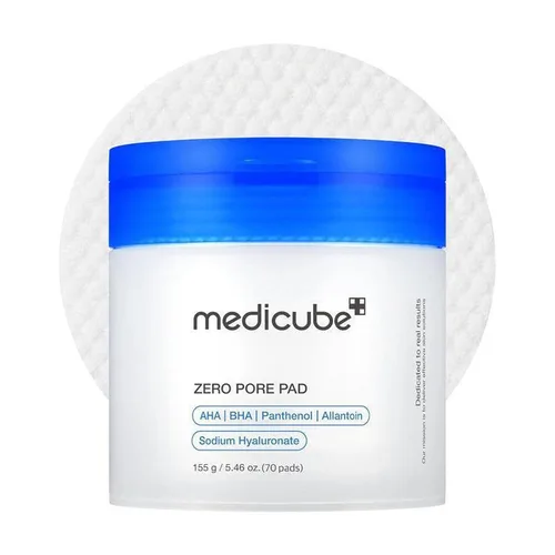 מדיקיוּב פדים לניקוי וצמצום נקבוביות - Medicube Zero Pore Pad 2.0 (70 pads) - לטיפול בנקבוביות פעורות ומראה עור חלק